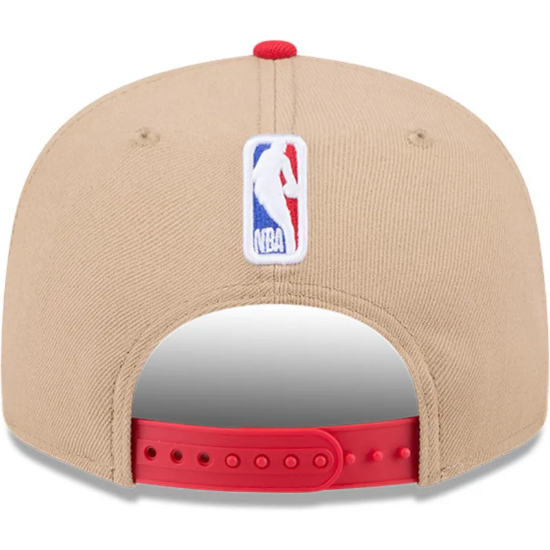 brun-og-rod-flat-cap-snapback-9fifty-draft-2024-fra-chicago-bulls-nba-fra-new-era