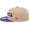 los-angeles-lakers-nba-new-era-brun-och-violett-platt-snapbackkeps-9fifty-draft-2024
