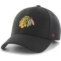 wyginieta-czapka-czarna-chicago-blackhawks-nhl-47-brand