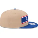 cappello-piatto-marrone-e-blu-snapback-9fifty-draft-2024-nba-di-new-era