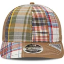 brazowa-regulowana-czapka-z-zakrzywionym-daszkiem-9fifty-retro-crown-relaxed-heritage-fit-new-era-x-original-madras-trading-comp