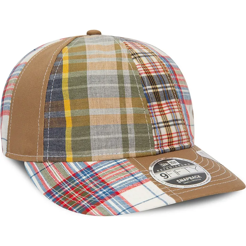 czapka-z-zakrzywionym-daszkiem-brazowa-regulowana-9fifty-retro-crown-relaxed-heritage-fit-od-new-era-x-original-madras-trading-c