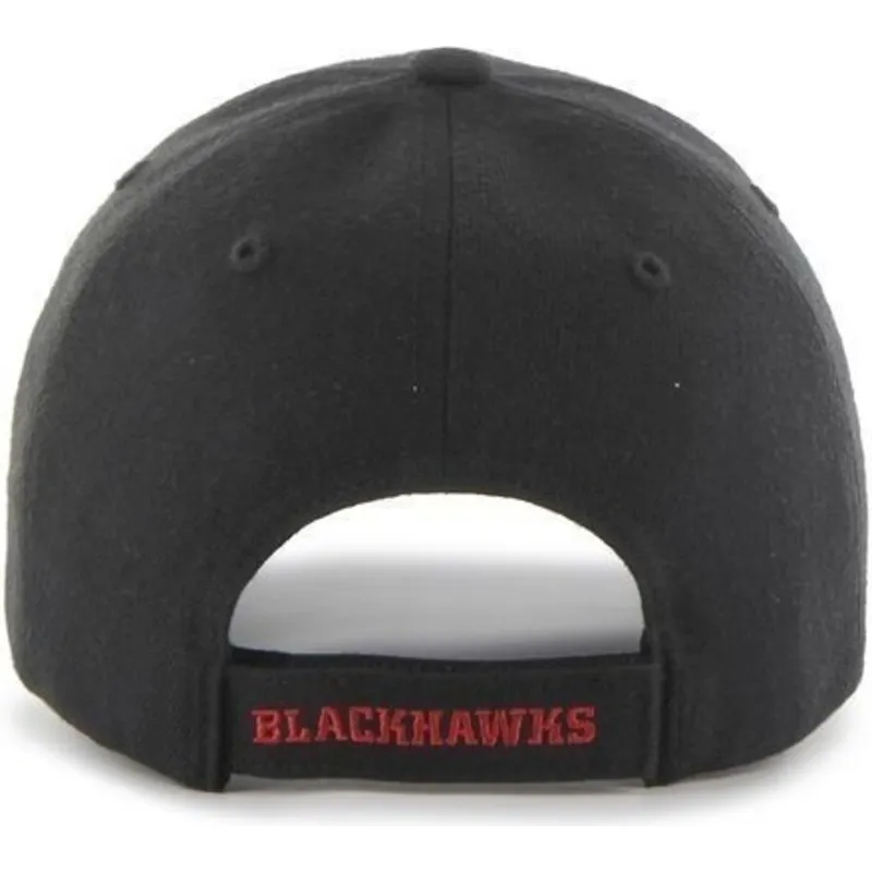 schwarze-gebogene-kappe-der-chicago-blackhawks-nhl-von-47-brand