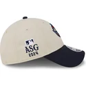 beige-og-marinebla-buet-snapback-kasket-all-star-game-9forty-stretch-snap-fan-pack-fra-mlb-fra-new-era