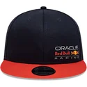 granatowo-pomaranczowa-czapka-z-daszkiem-snapback-9fifty-essential-red-bull-racing-formula-1-od-new-era