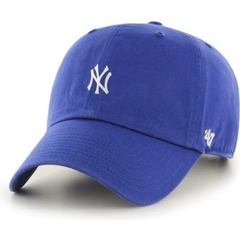 cappelli-curva-blu-cinghia-regolabile-dei-new-york-yankees-mlb-di-47-brand