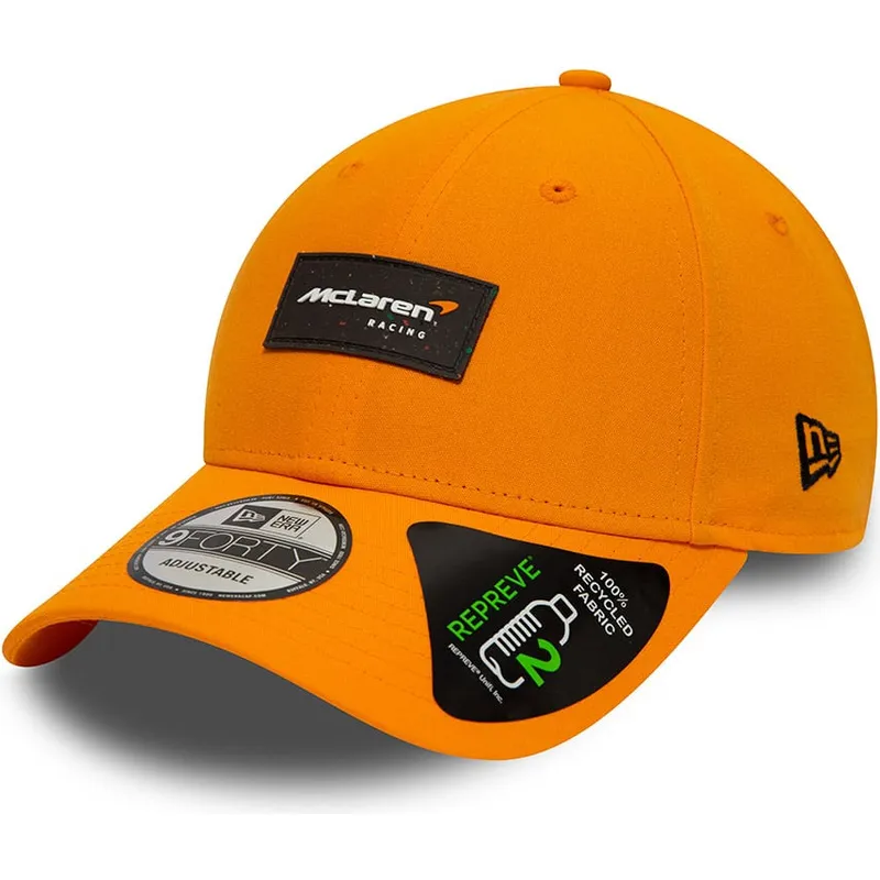 cappelli-curva-arancia-snapback-9forty-repreve-dei-mclaren-racing-formula-1-di-new-era cappelli-curva-arancia-snapback-9forty-repreve-dei-mclaren-racing-formula-1-di-new-era