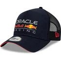 gorra-trucker-azul-marino-a-frame-essential-de-red-bull-racing-formula-1-de-new-era