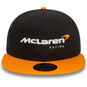schwarze-und-orangefarbene-flache-snapback-kappe-9fifty-essentials-von-mclaren-racing-formula-1-von-new-era