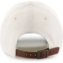 cappellino-curvo-crema-con-logo-nero-dei-new-york-yankees-mlb-clean-up-di-47-brand