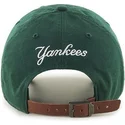 47-brand-curved-brim-mit-kleinem-logo-new-york-yankees-mlb-clean-up-cap-grun