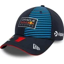casquette-courbee-bleue-marine-snapback-max-verstappen-9forty-red-bull-racing-formula-1-new-era