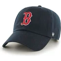 marinbla-kurvad-keps-boston-red-sox-mlb-clean-up-fran-47-brand