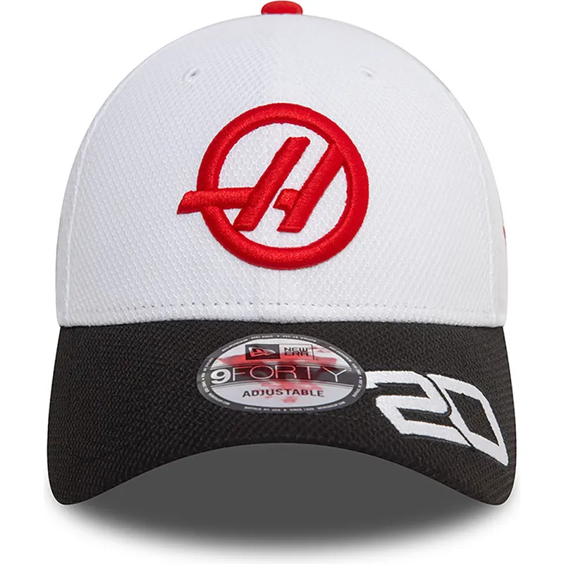biala-i-czarna-czapka-z-zakrzywionym-daszkiem-snapback-kevin-magnussen-9forty-zespolu-haas-f1-team-formula-1-od-new-era