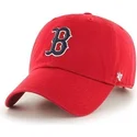 mutzen-gebogen-rot-verstellbares-band-der-boston-red-sox-mlb-von-47-brand