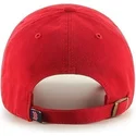 cappellino-visiera-curva-rosso-di-boston-red-sox-mlb-clean-up-di-47-brand