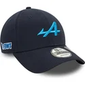 cappellino-snapback-blu-navy-curva-9forty-essential-repreve-del-team-alpine-f1-formula-1-di-new-era