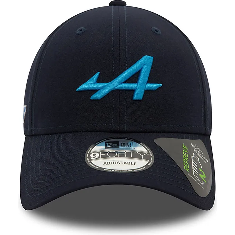cappelli-curva-blu-marino-snapback-9forty-essential-repreve-dei-alpine-f1-team-formula-1-di-new-era