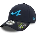 cappellino-snapback-blu-navy-curva-9forty-essential-repreve-del-team-alpine-f1-formula-1-di-new-era