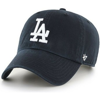 47 Brand Curved Brim Los Angeles Dodgers MLB Clean Up Cap schwarz