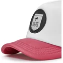 oblack-classic-trucker-cap-in-weiss-schwarz-und-rosa