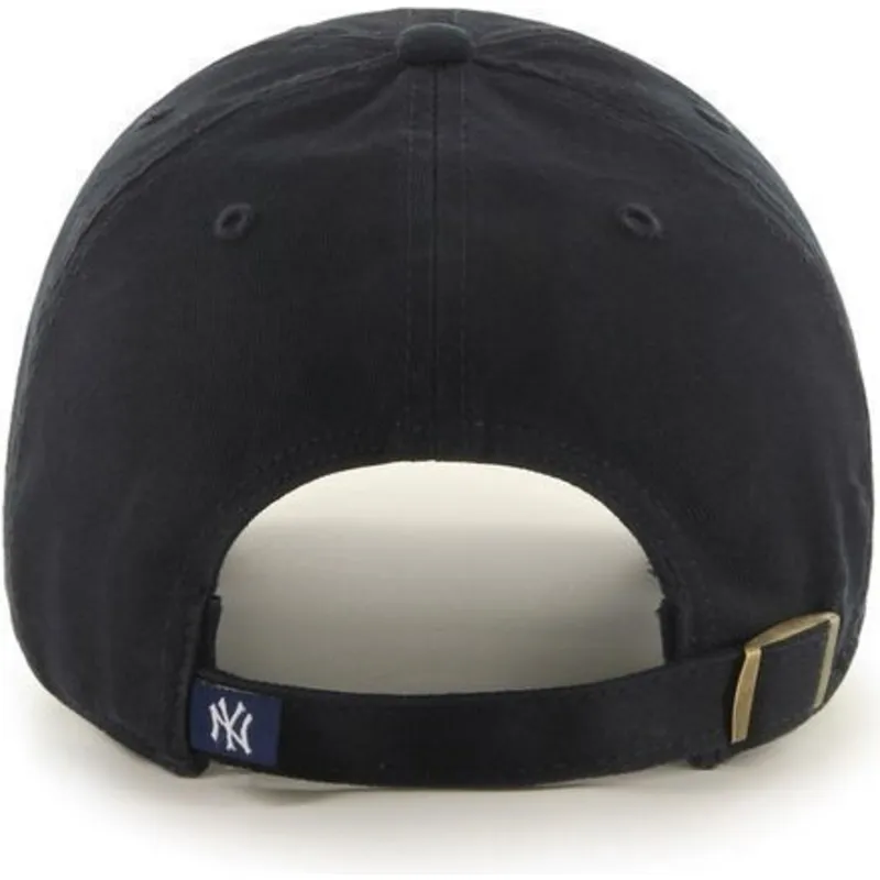 cappellino-curvo-nero-dei-new-york-yankees-mlb-clean-up-di-47-brand