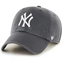 cappellino-curva-grigio-scuro-new-york-yankees-mlb-clean-up-di-47-brand