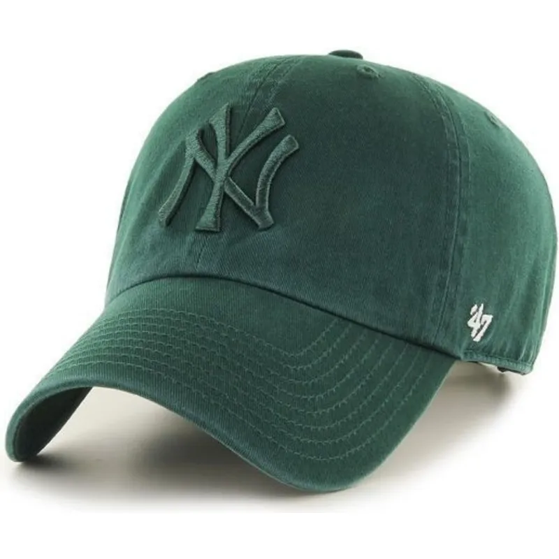 cappelli-curva-verde-cinghia-regolabile-dei-new-york-yankees-mlb-di-47-brand cappelli-curva-verde-cinghia-regolabile-dei-new-york-yankees-mlb-di-47-brand