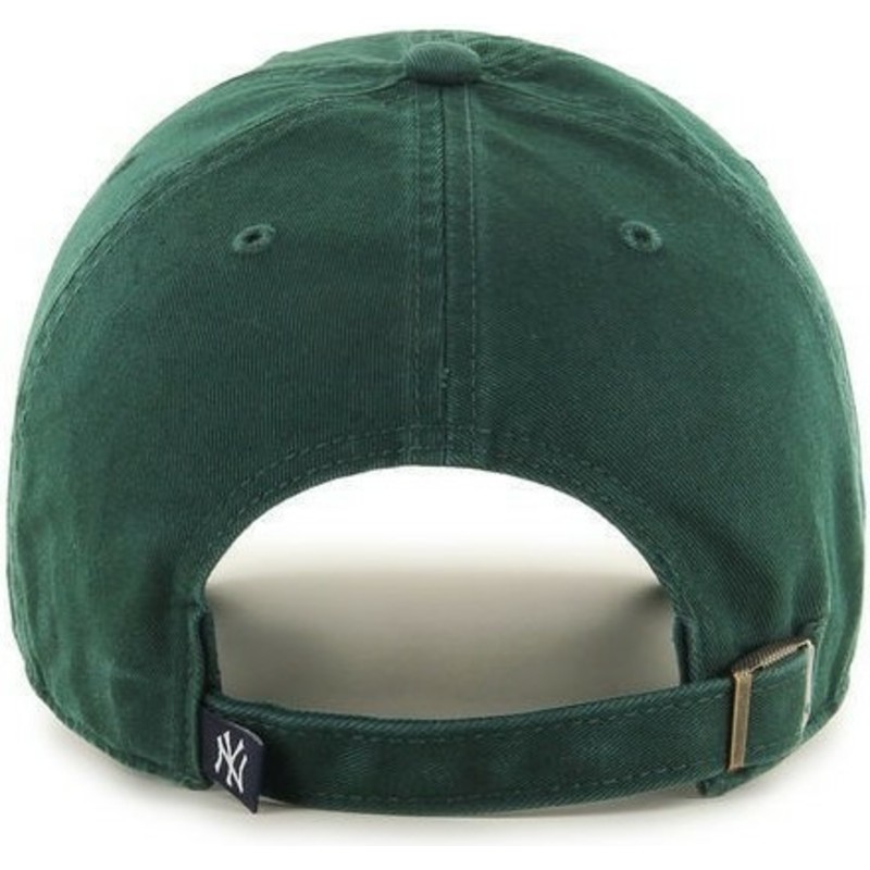 casquette-courbee-verte-avec-logo-vert-new-york-yankees-mlb-clean-up-47-brand