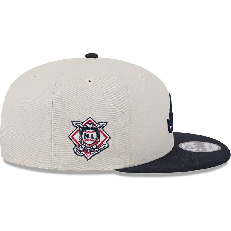 cappelli-piatta-beige-snapback-9fifty-4th-of-july-dei-atlanta-braves-mlb-di-new-era