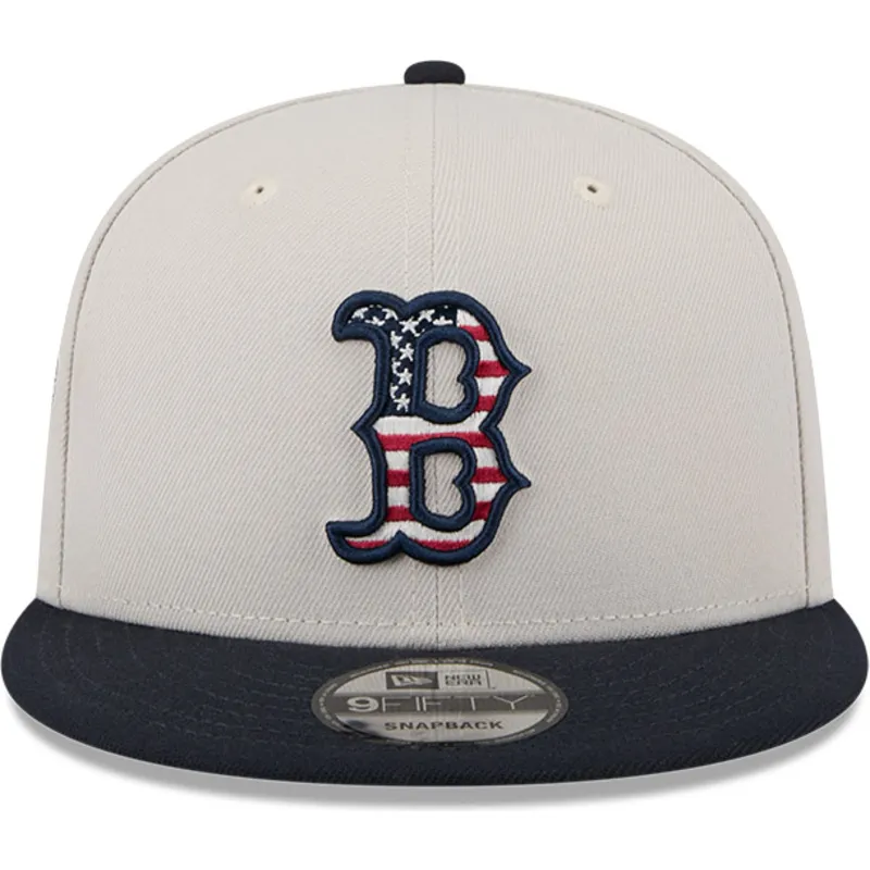 mutzen-flach-beige-snapback-9fifty-4th-of-july-der-boston-red-sox-mlb-von-new-era
