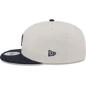 cappello-piatto-beige-e-blu-marino-snapback-9fifty-4th-of-july-di-detroit-tigers-mlb-di-new-era