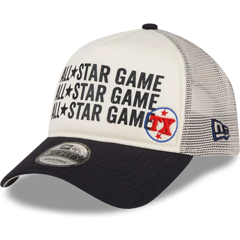 bezowo-granatowa-czapka-trucker-a-frame-all-star-game-texas-rangers-mlb-od-new-era