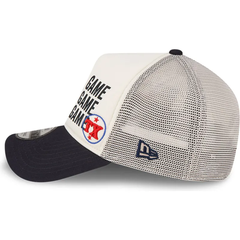 bezowo-granatowa-czapka-trucker-a-frame-all-star-game-texas-rangers-mlb-od-new-era