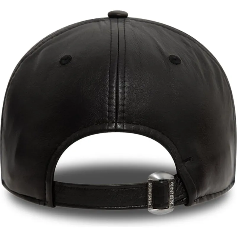 gorra-curva-negra-ajustable-9forty-leather-de-new-york-yankees-mlb-de-new-era