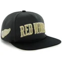 cappello-piatto-nero-snapback-dei-detroit-red-wings-nhl-di-47-brand