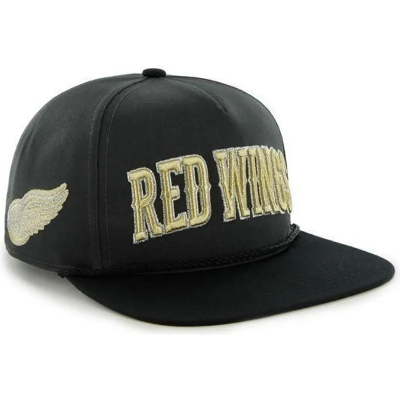 mutzen-flach-schwarz-snapback-der-detroit-red-wings-nhl-von-47-brand