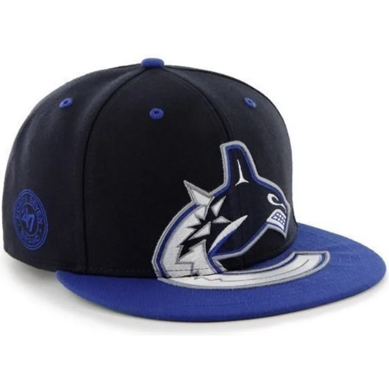 cappelli-piatta-nero-snapback-dei-vancouver-canucks-nhl-di-47-brand