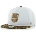 cappello-piatto-bianco-e-leopardo-snapback-dei-los-angeles-kings-nhl-di-47-brand