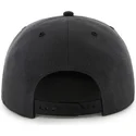 cappello-piatto-nero-snapback-con-logo-lettere-los-angeles-kings-nhl-di-47-brand
