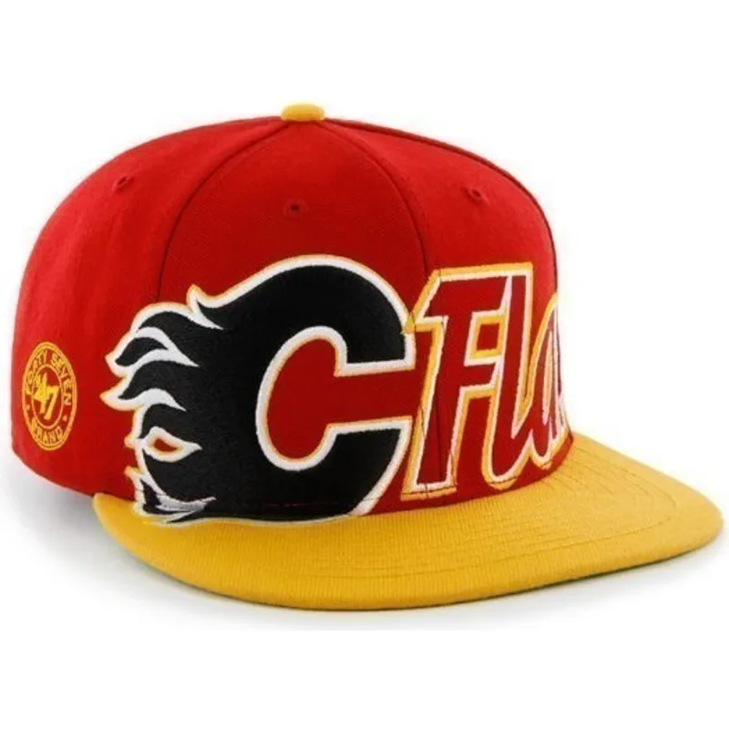 mutzen-flach-rot-snapback-de-letras-der-calgary-flames-nhl-von-47-brand