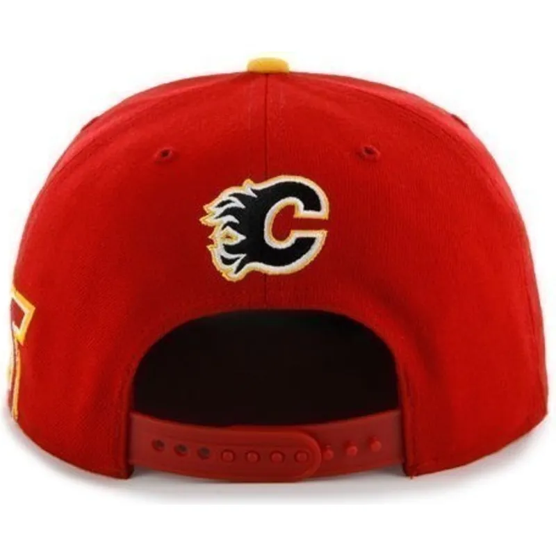 mutzen-flach-rot-snapback-de-letras-der-calgary-flames-nhl-von-47-brand