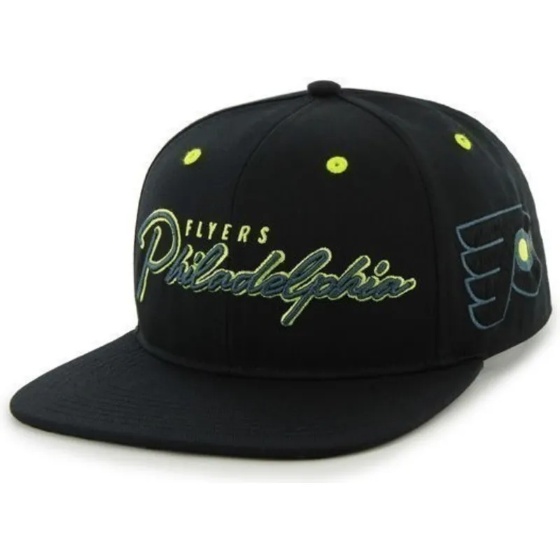 cappelli-piatta-nero-snapback-de-letras-dei-philadelphia-flyers-nhl-di-47-brand