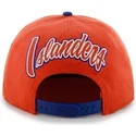 cappello-snapback-piatto-arancione-e-blu-dei-new-york-islanders-nhl-di-47-brand