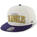 cappello-snapback-piatto-bianco-e-blu-dei-los-angeles-kings-nhl-di-47-brand