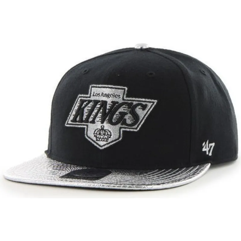 cappelli-piatta-nero-snapback-dei-los-angeles-kings-nhl-di-47-brand cappelli-piatta-nero-snapback-dei-los-angeles-kings-nhl-di-47-brand