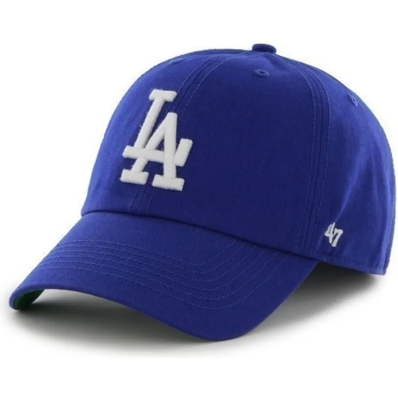 cappelli-curva-blu-cinghia-regolabile-dei-los-angeles-dodgers-mlb-di-47-brand cappelli-curva-blu-cinghia-regolabile-dei-los-angeles-dodgers-mlb-di-47-brand