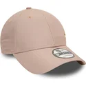 cappellino-curvo-beige-regolabile-con-logo-dorato-9forty-flawless-dei-new-york-yankees-mlb-di-new-era