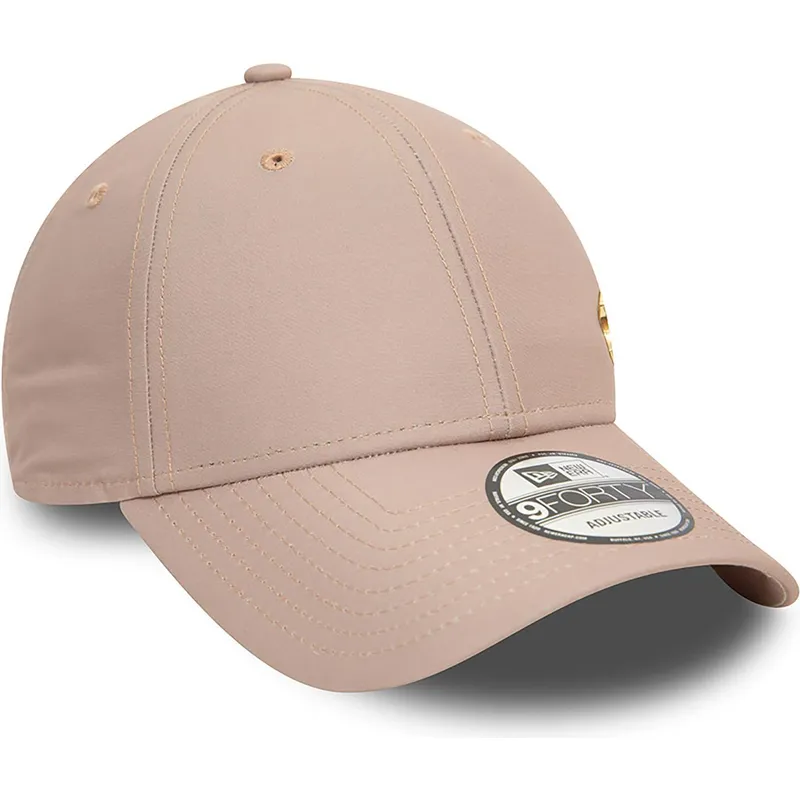 cappelli-curva-beige-cinghia-regolabile-dorado-9forty-flawless-dei-new-york-yankees-mlb-di-new-era