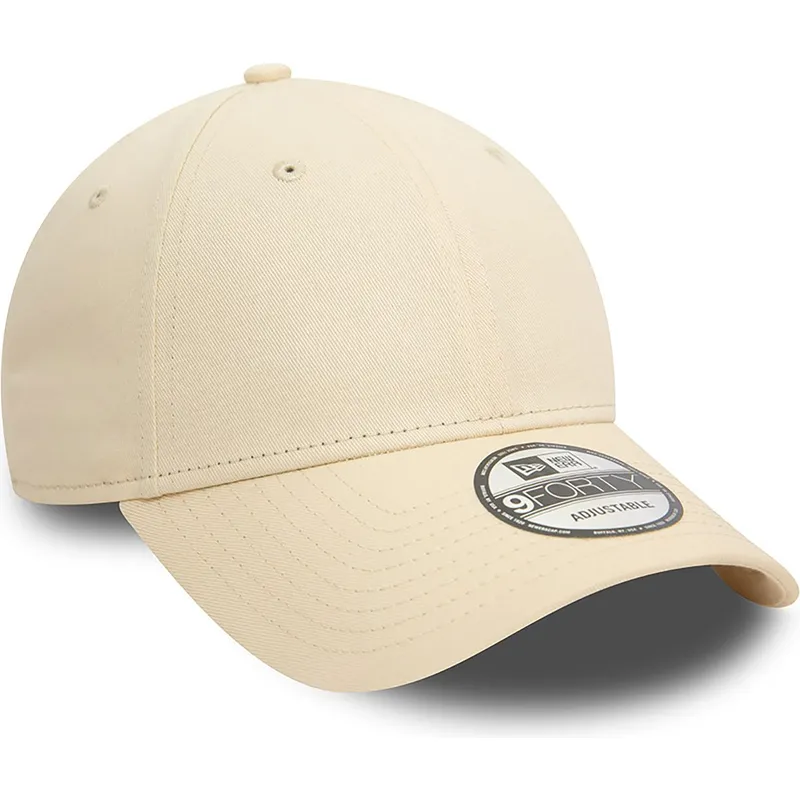 cappelli-curva-beige-cinghia-regolabile-9forty-di-new-era